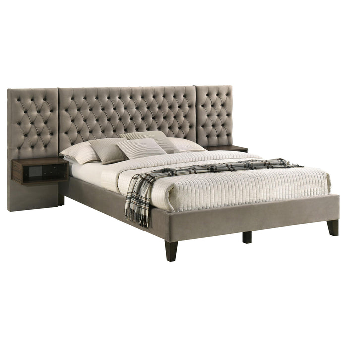 Coaster Furniture Marley King Upholstered Panel Bed 300833KE IMAGE 1