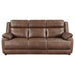 Coaster Furniture Ellington Stationary Leather Look Sofa 508281 IMAGE 3