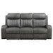 Coaster Furniture Raelynn Reclining Leatherette Sofa 603191 IMAGE 4