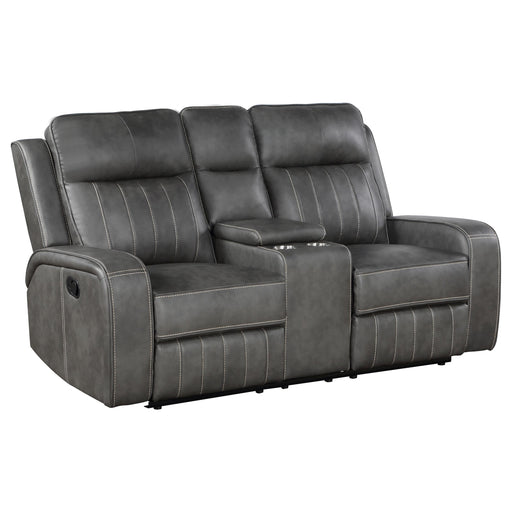 Coaster Furniture Raelynn Reclining Leatherette Loveseat 603192 IMAGE 1