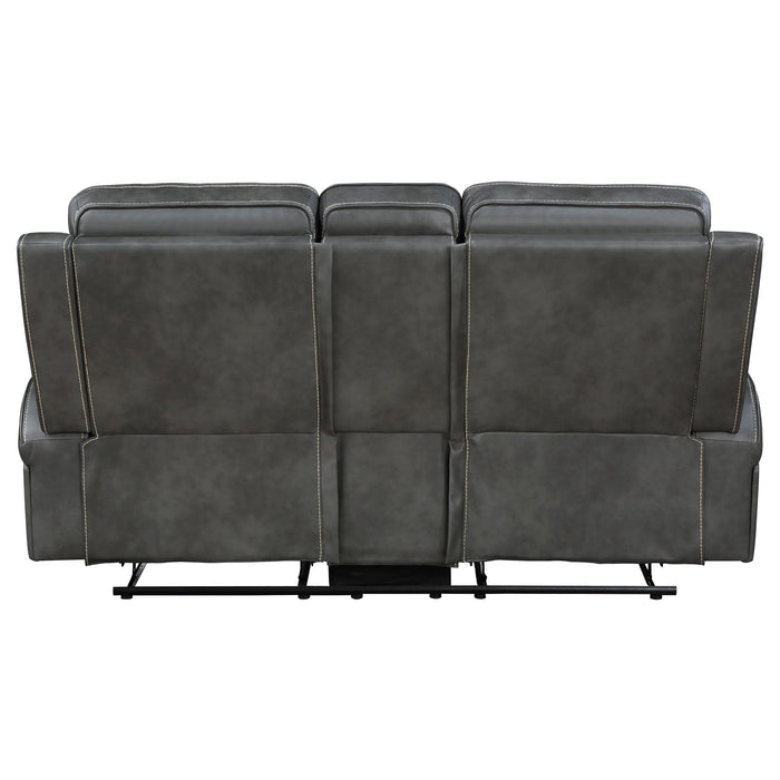 Coaster Furniture Raelynn Reclining Leatherette Loveseat 603192 IMAGE 6