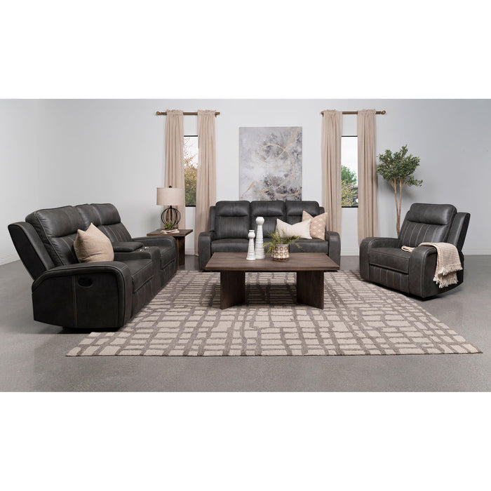 Coaster Furniture Raelynn Reclining Leatherette Loveseat 603192 IMAGE 8