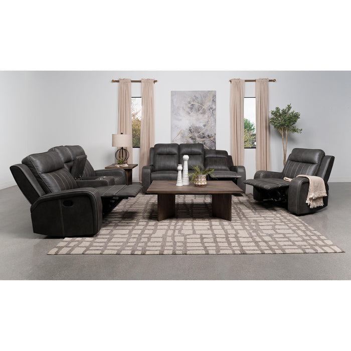 Coaster Furniture Raelynn Reclining Leatherette Loveseat 603192 IMAGE 9