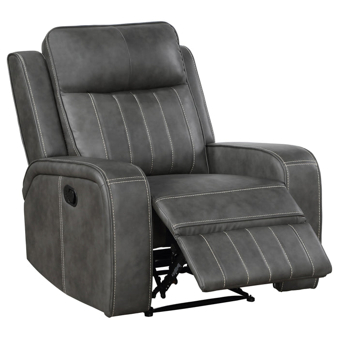 Coaster Furniture Raelynn Leatherette Recliner 603193 IMAGE 4