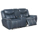 Coaster Furniture Sloane Reclining Leather Look Loveseat 610272 IMAGE 3