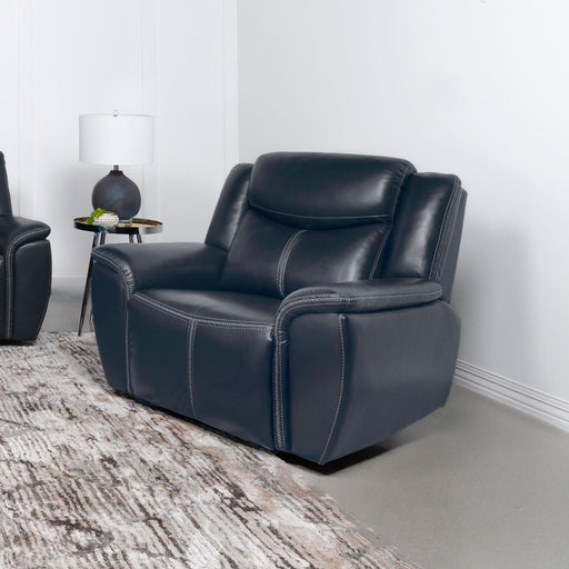 Coaster Furniture Sloane Leather Look Recliner 610273 IMAGE 2