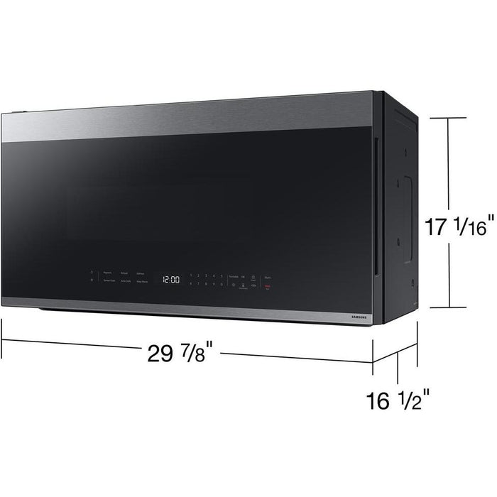 Samsung Bespoke Smart 30-inch, 2.1 cu. ft. Over-the-Range Microwave ME21DG6500SR/AA IMAGE 5