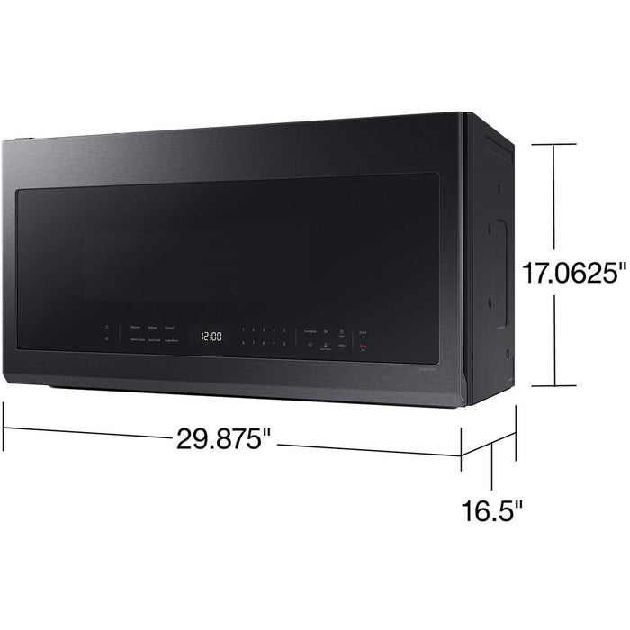 Samsung Smart 30-inch, 2.1 cu. ft. Over-the-Range Microwave ME21DG6300MT/AA IMAGE 7