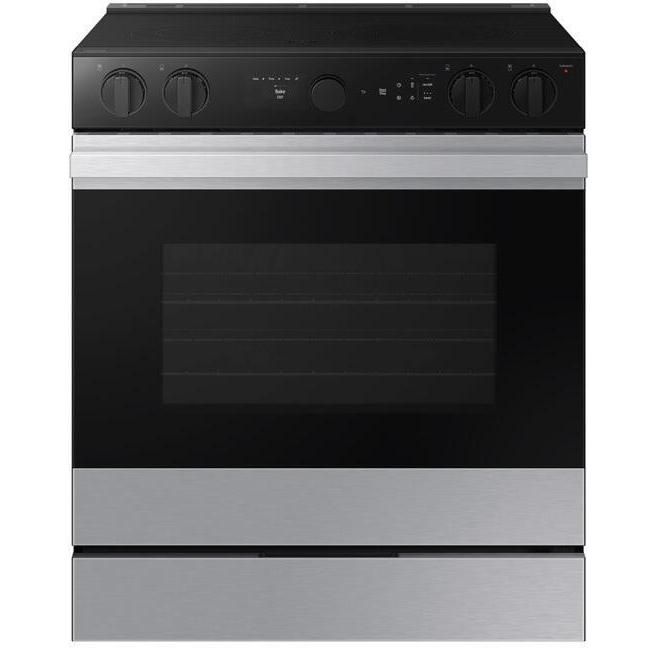 Samsung 6.3 cu. ft. Bespoke Smart Slide-In Electric Range NSE6DG8500SR/AA IMAGE 1