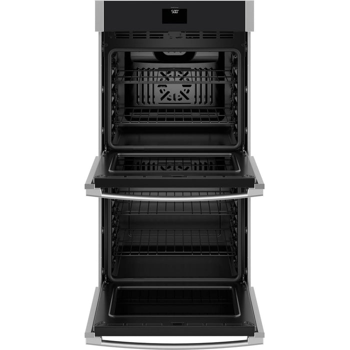 GE 27-inch Built-in Double Wall Oven with True European Convection Technology JKD5000SVSS IMAGE 3