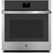 GE 27-inch, 4.3 cu. ft. Built-in Single Wall Oven with True European Convection JKS5000SVSS IMAGE 1