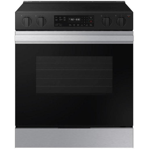 Samsung 6.3 cu. ft. Bespoke Smart Slide-In Electric Range NSE6DG8100SR/AA IMAGE 1