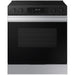 Samsung 6.3 cu. ft. Bespoke Smart Slide-In Electric Range NSE6DG8300SR/AA IMAGE 1