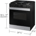 Samsung 6.0 cu. ft. Bespoke Smart Slide-In Gas Range NSG6DG8300SR/AA IMAGE 11