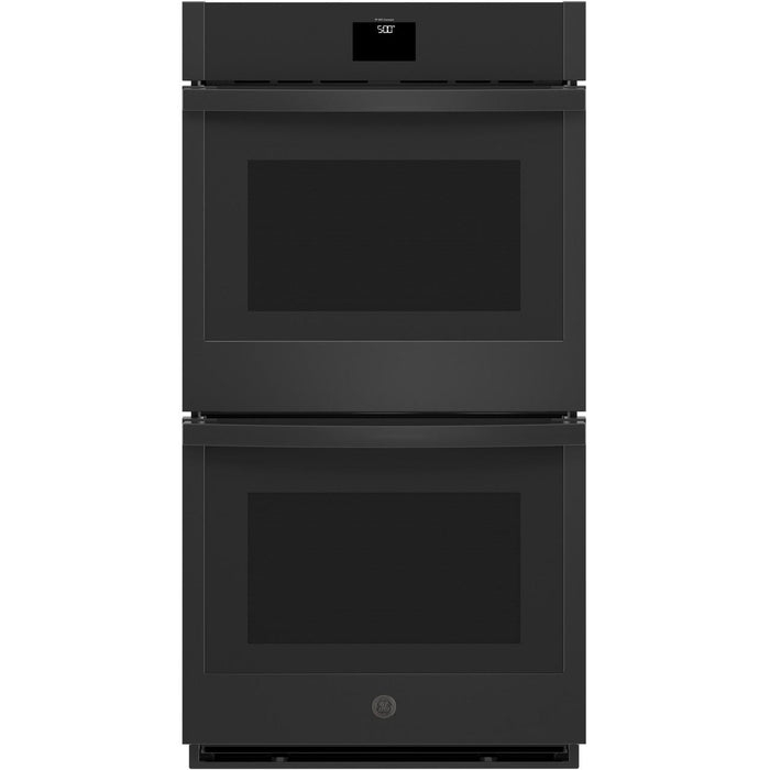 GE 27-inch Built-in Double Wall Oven with True European Convection Technology JKD5000DVBB IMAGE 1