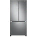 Samsung 18 cu. ft. Counter-Depth French 3-Door Refrigerator RF18A5101S9/AA IMAGE 1