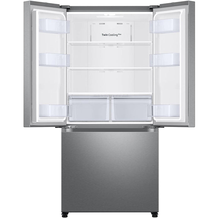 Samsung 18 cu. ft. Counter-Depth French 3-Door Refrigerator RF18A5101S9/AA IMAGE 4