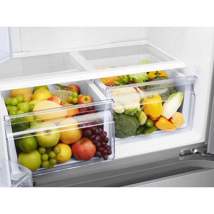 Samsung 18 cu. ft. Counter-Depth French 3-Door Refrigerator RF18A5101S9/AA IMAGE 5