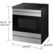 Samsung 6.3 cu. ft. Bespoke AI Slide-In Induction Range NSI6DG9900SR/AA IMAGE 11