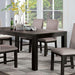 Furniture of America Umbria Dining Table CM3252BK-T IMAGE 1