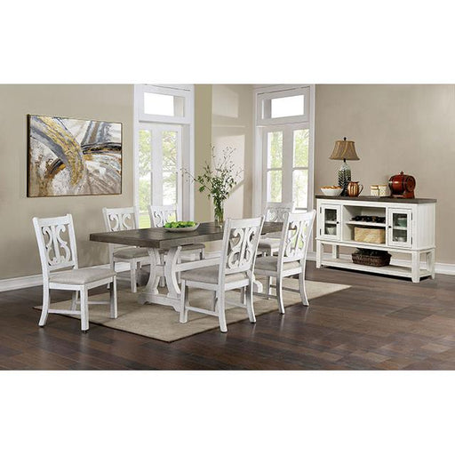 Furniture of America Auletta Dining Table CM3417GY-T-TABLE IMAGE 2