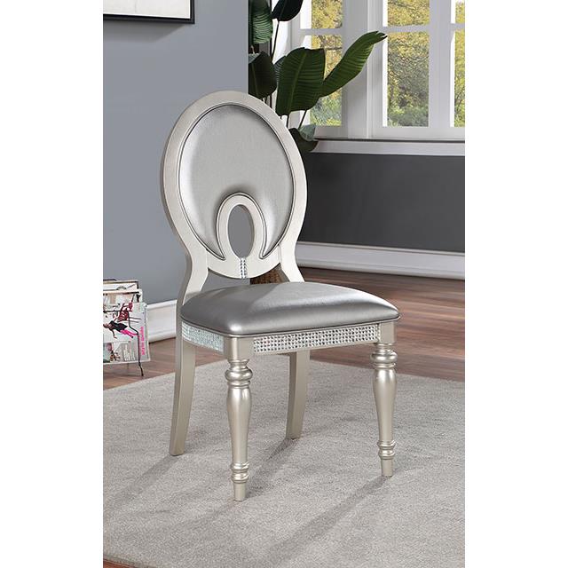 Furniture of America Cathalina Dining Chair CM3541SV-SC-2PK IMAGE 2