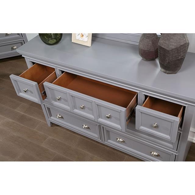 Furniture of America Castlile 7-Drawer Dresser CM7413GY-D IMAGE 3