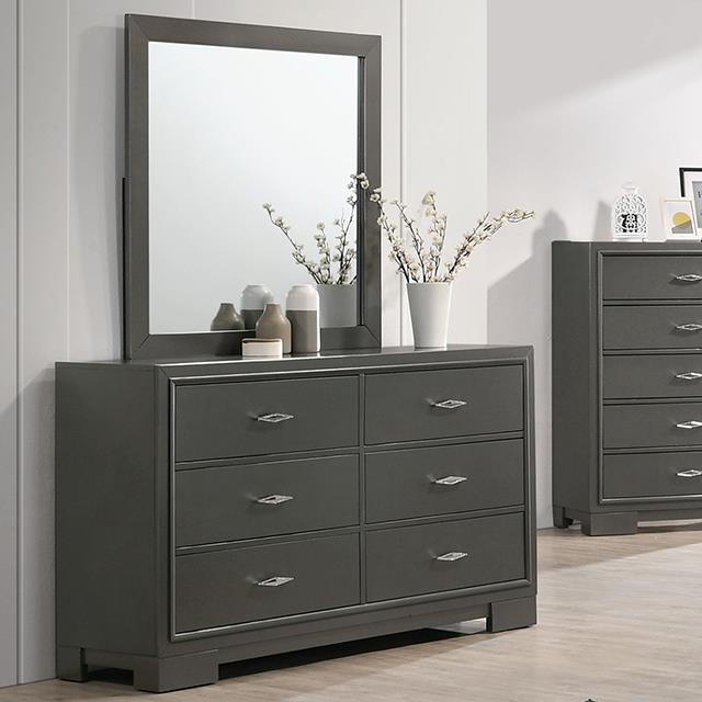 Furniture of America Alison 6-Drawer Dresser CM7416GY-D IMAGE 1