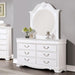 Furniture of America Alecia 6-Drawer Dresser CM7458WH-D IMAGE 1