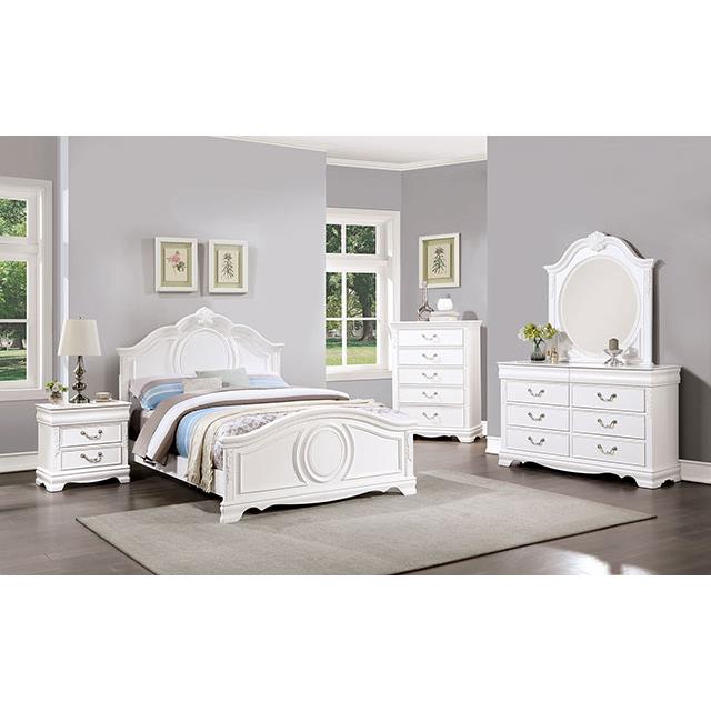 Furniture of America Alecia 6-Drawer Dresser CM7458WH-D IMAGE 2