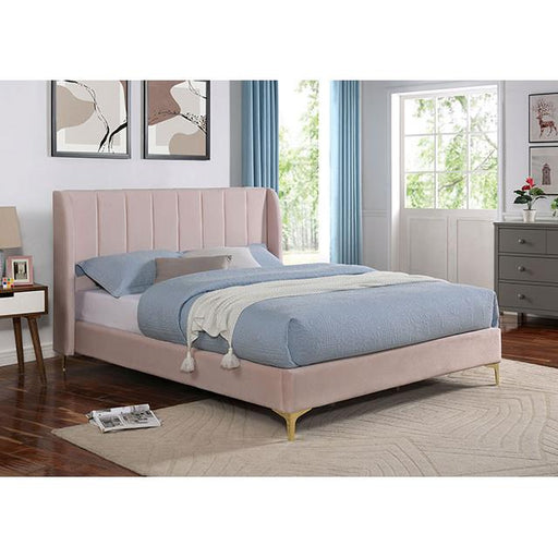 Furniture of America Pearl Full Upholstered Platform Bed CM7459PK-F-BED IMAGE 2