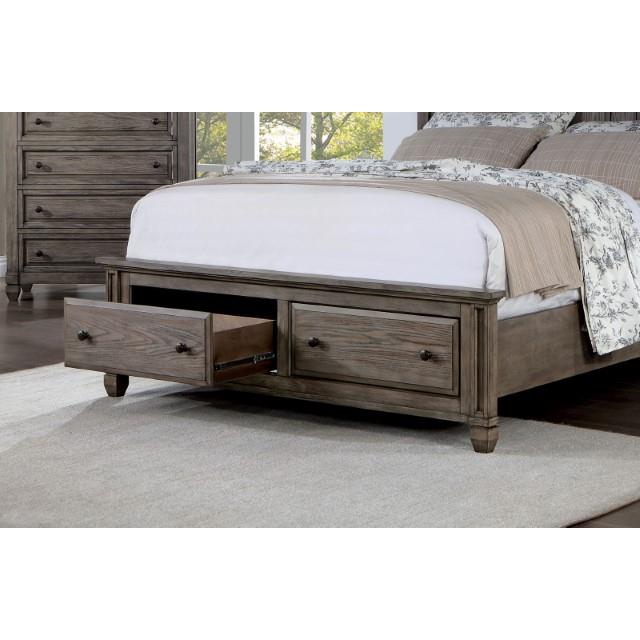 Furniture of America Durango King Panel Bed with Storage CM7461GY-EK-BED IMAGE 4