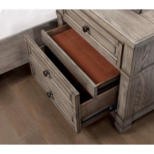 Furniture of America Durango 3-Drawer Nightstand CM7461GY-N IMAGE 3