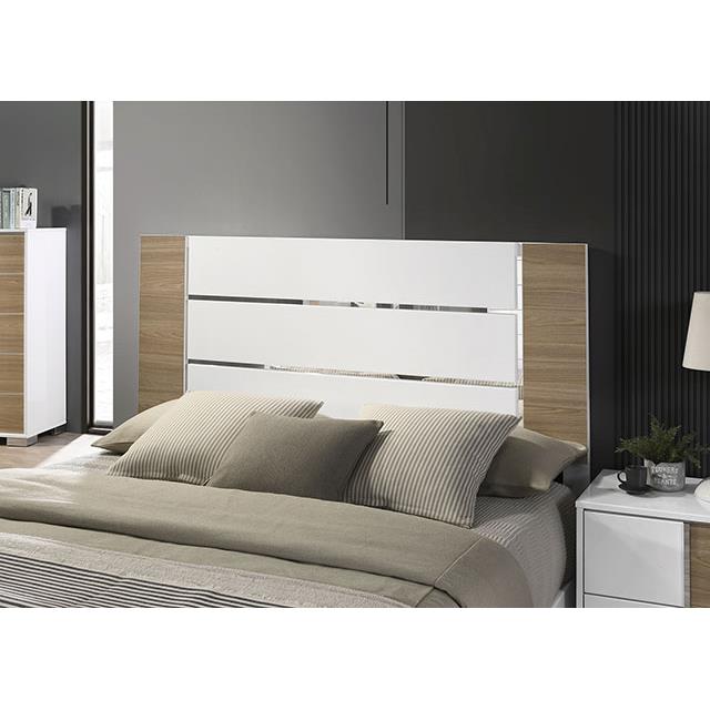 Furniture of America Erlangen California King Panel Bed CM7462WH-CK-BED IMAGE 3