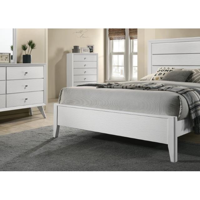 Furniture of America Dortmund King Panel Bed CM7465WH-EK-BED IMAGE 3