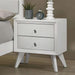 Furniture of America Dortmund 2-Drawer Nightstand CM7465WH-N IMAGE 1