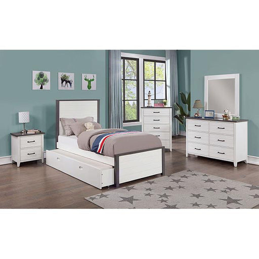 Furniture of America Priam 5-Drawer Chest CM7467WH-C IMAGE 2