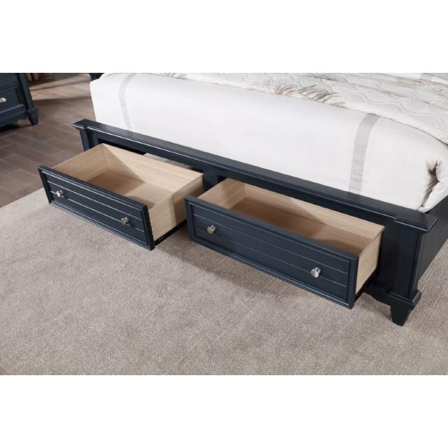 Furniture of America Manzanillo California King Panel Bed with Storage CM7470BL-CK-BED IMAGE 5