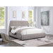 Furniture of America Sherise King Upholstered Platform Bed CM7476GY-CK-BED IMAGE 2