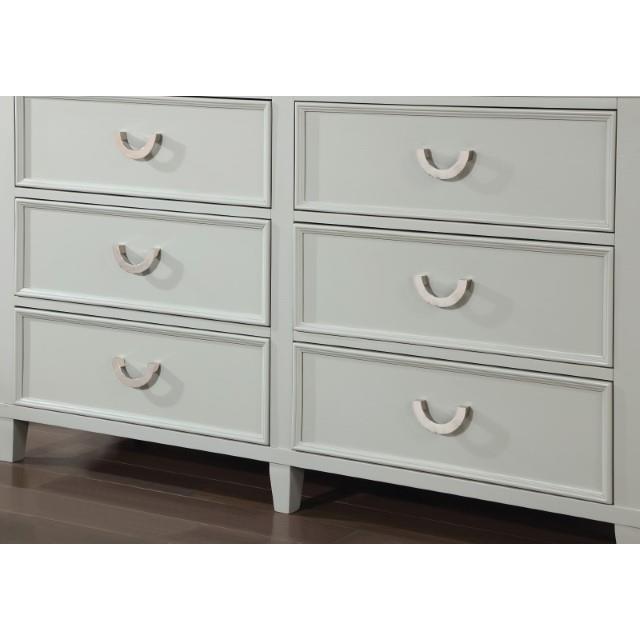 Furniture of America Lycorida 6-Drawer Dresser CM7477GY-D IMAGE 3