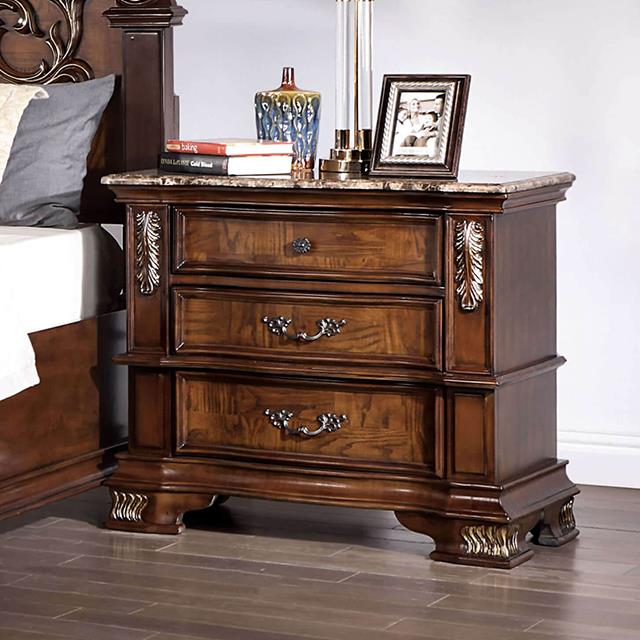 Furniture of America Esparanza 3-Drawer Nightstand CM7478CH-N IMAGE 1