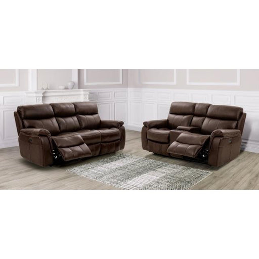 Furniture of America Antenor Power Reclining Loveseat with Console CM9926MB-LV-PM-PK IMAGE 2