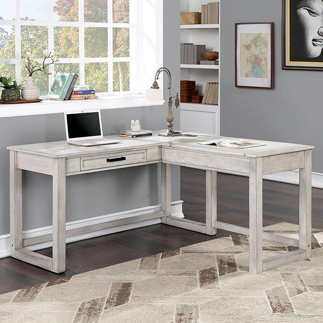 Furniture of America Galarga CM-DK418WH Desk IMAGE 1