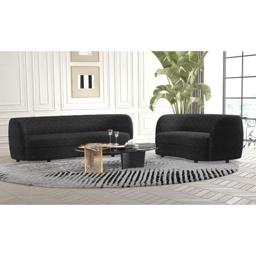 Furniture of America Versoix Stationary Loveseat FM61003BK-LV IMAGE 2