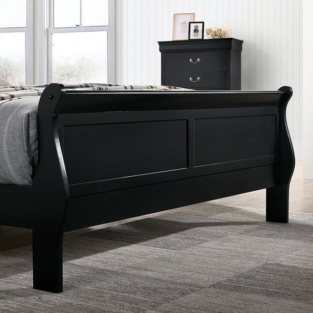 Furniture of America Louis Philippe Full Sleigh Bed FM7866BK-F-BED IMAGE 3