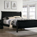 Furniture of America Louis Philippe Queen Sleigh Bed FM7866BK-Q-BED IMAGE 1