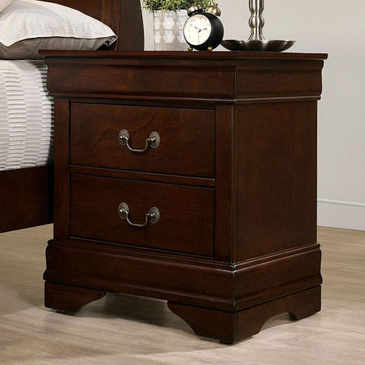 Furniture of America Louis Philippe 2-Drawer Nightstand FM7866CH-N IMAGE 1