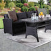 Furniture of America Shonda FM80001BB-SET 3 pc Patio Dining Set IMAGE 1