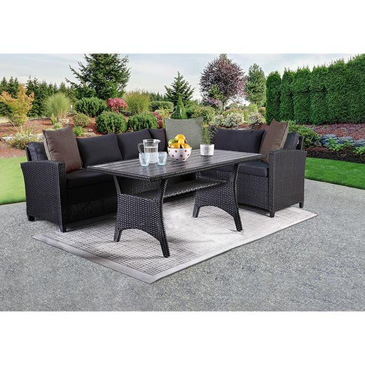 Furniture of America Shonda FM80001BB-SET 3 pc Patio Dining Set IMAGE 2