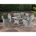 Furniture of America Shonda FM80001GG-SET+2CH 5 pc Patio Dining Set IMAGE 2